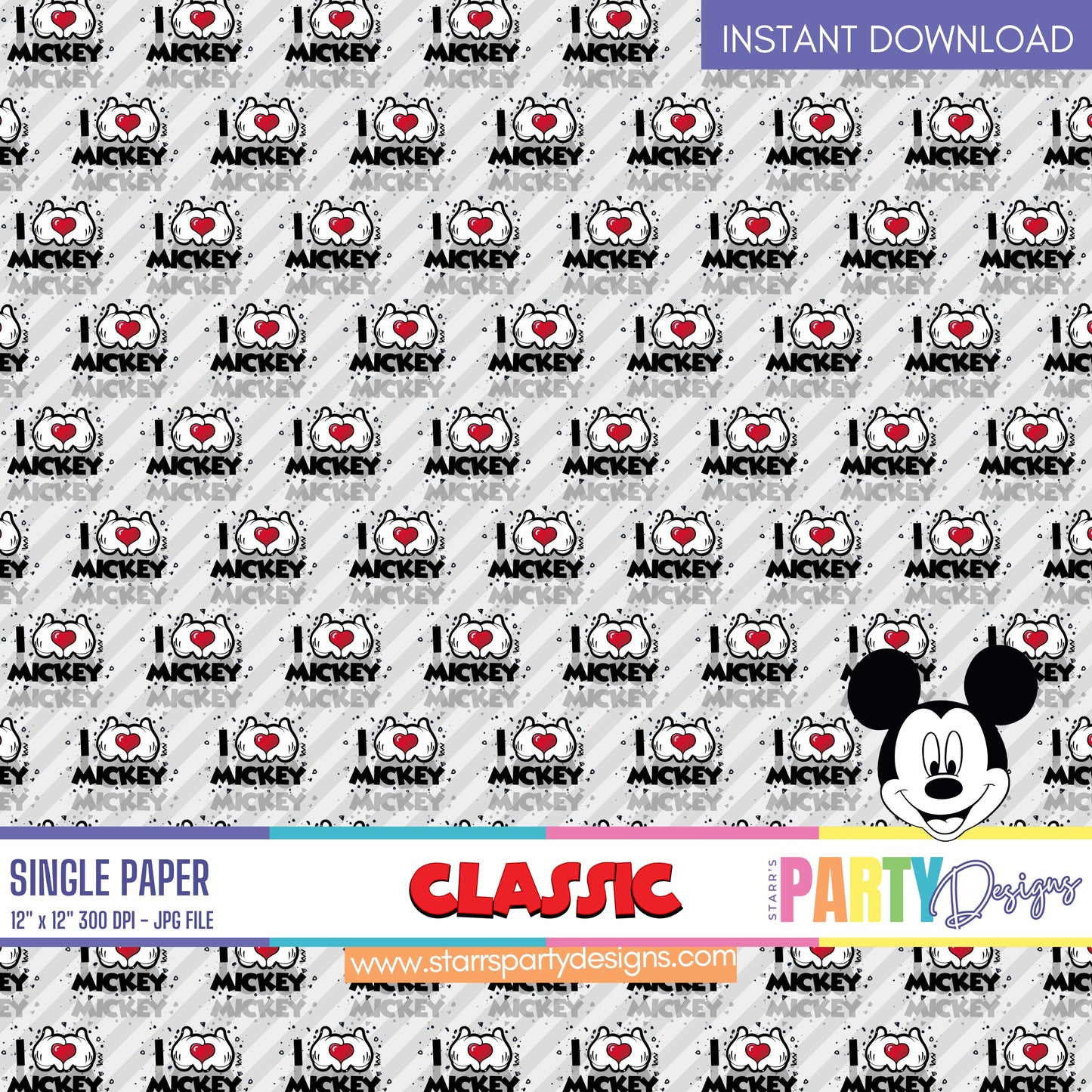 CLASSIC MICKEY DIGITAL PAPER 1