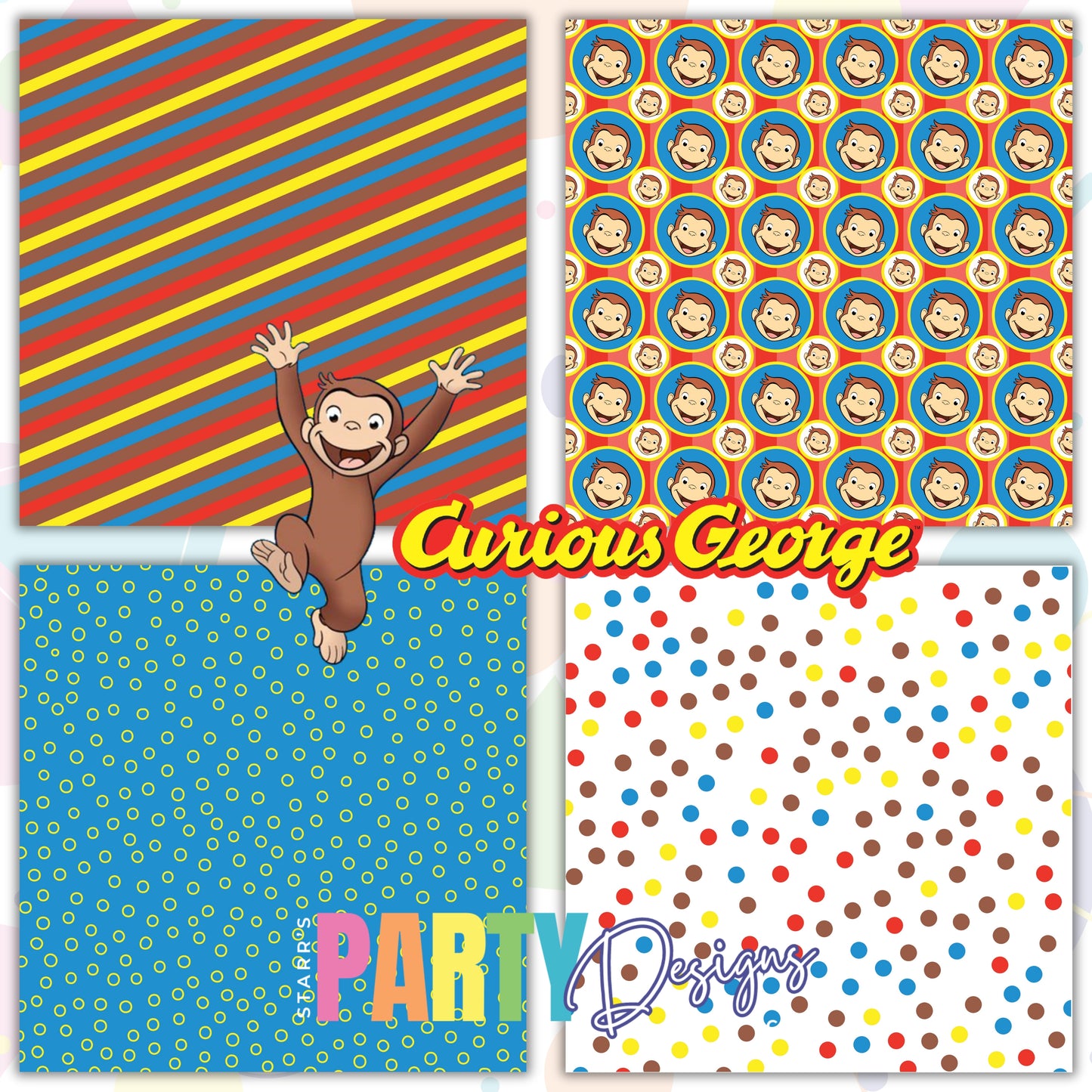 CURIOUS GEORGE PAPER PACK 2