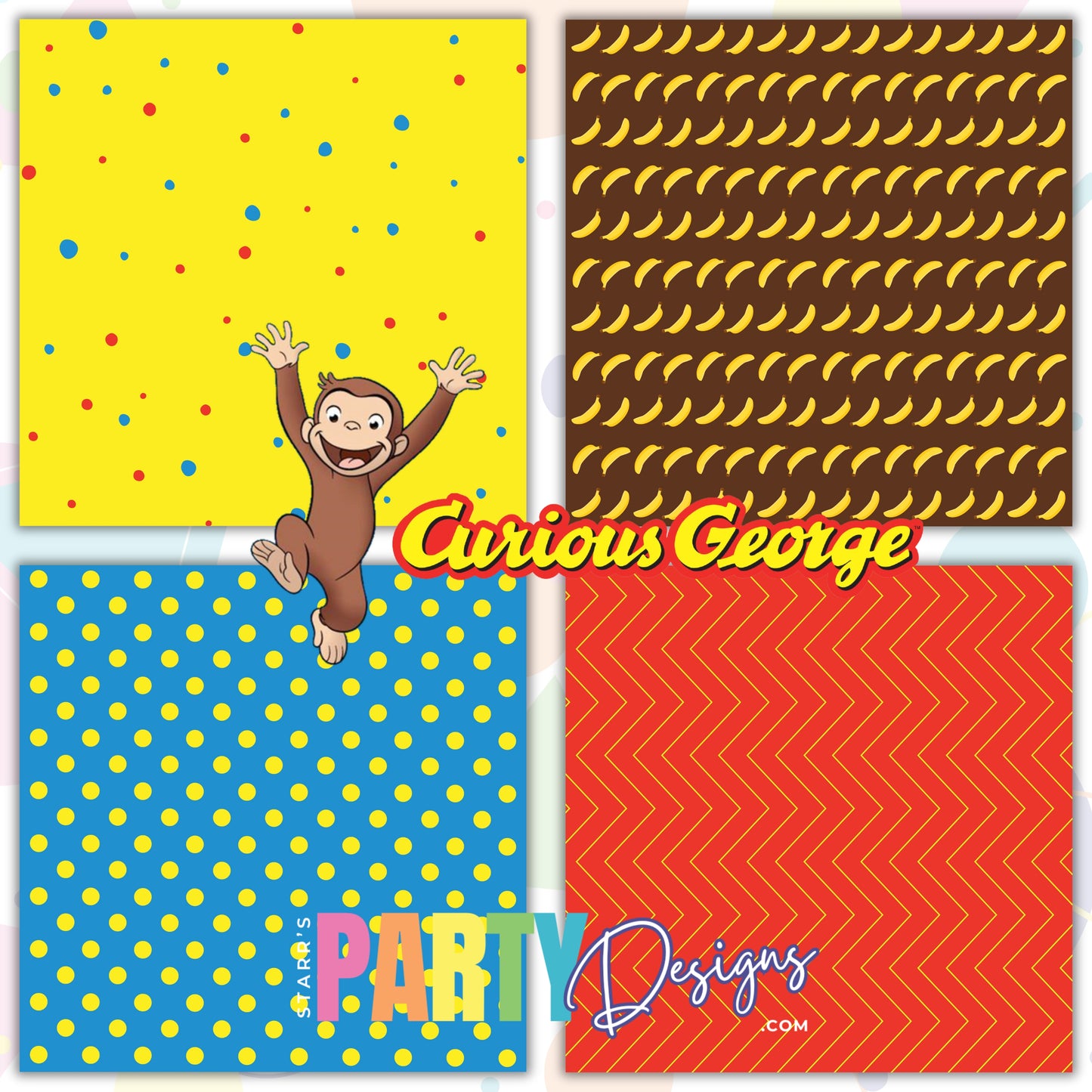 CURIOUS GEORGE PAPER PACK 1