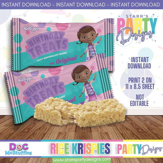 RICE KRISPIES DESIGN | DOC MCSTUFFINS A3