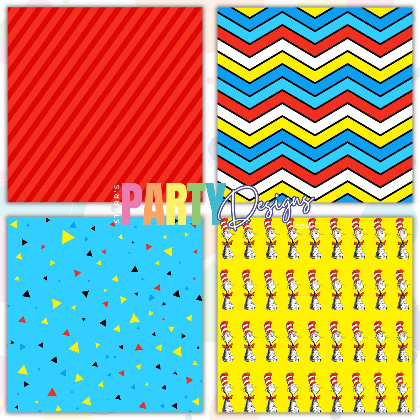 DR. SEUSS DIGITAL PAPER PACK 1