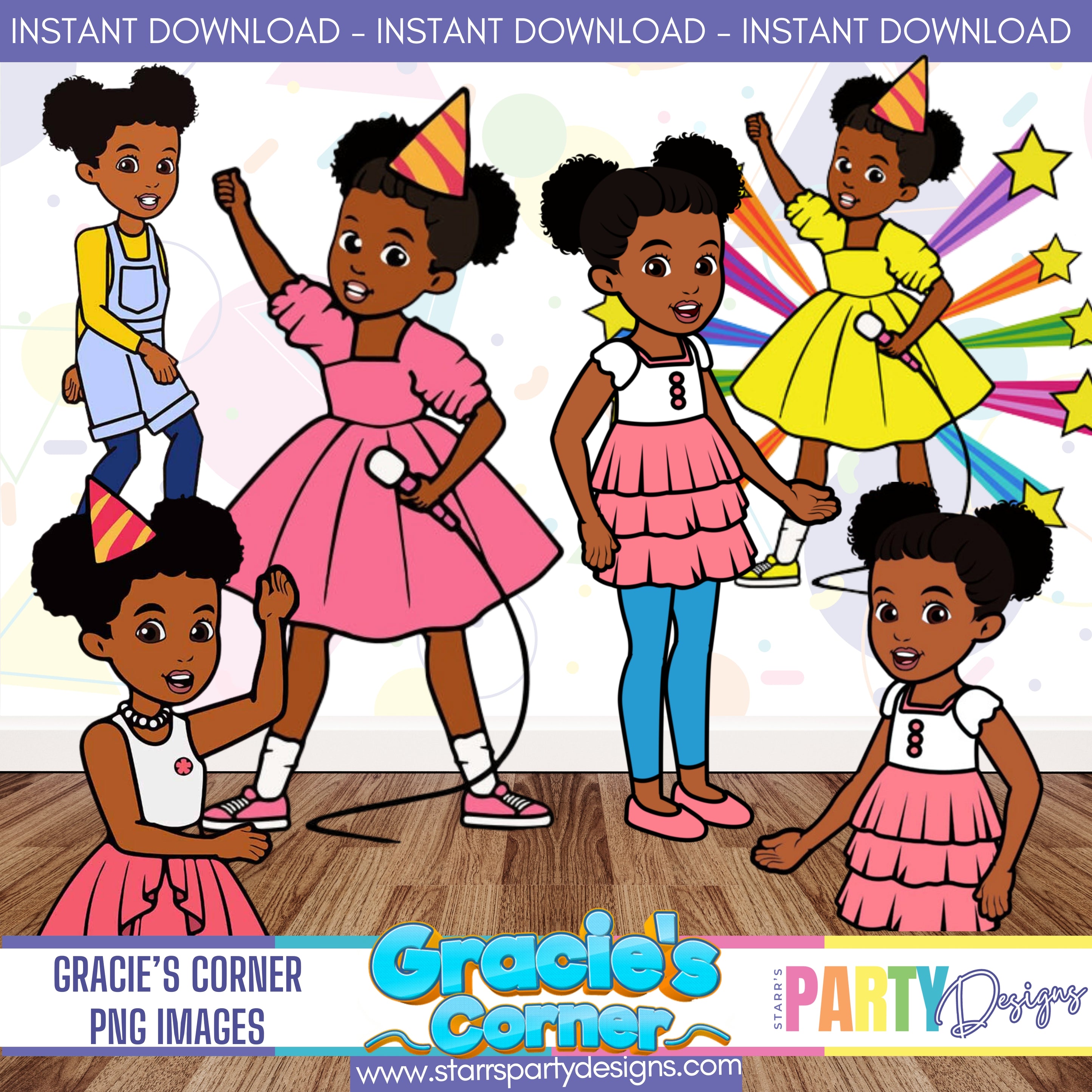 GRACIE'S CORNER PNG IMAGES – Starr's Party Designs