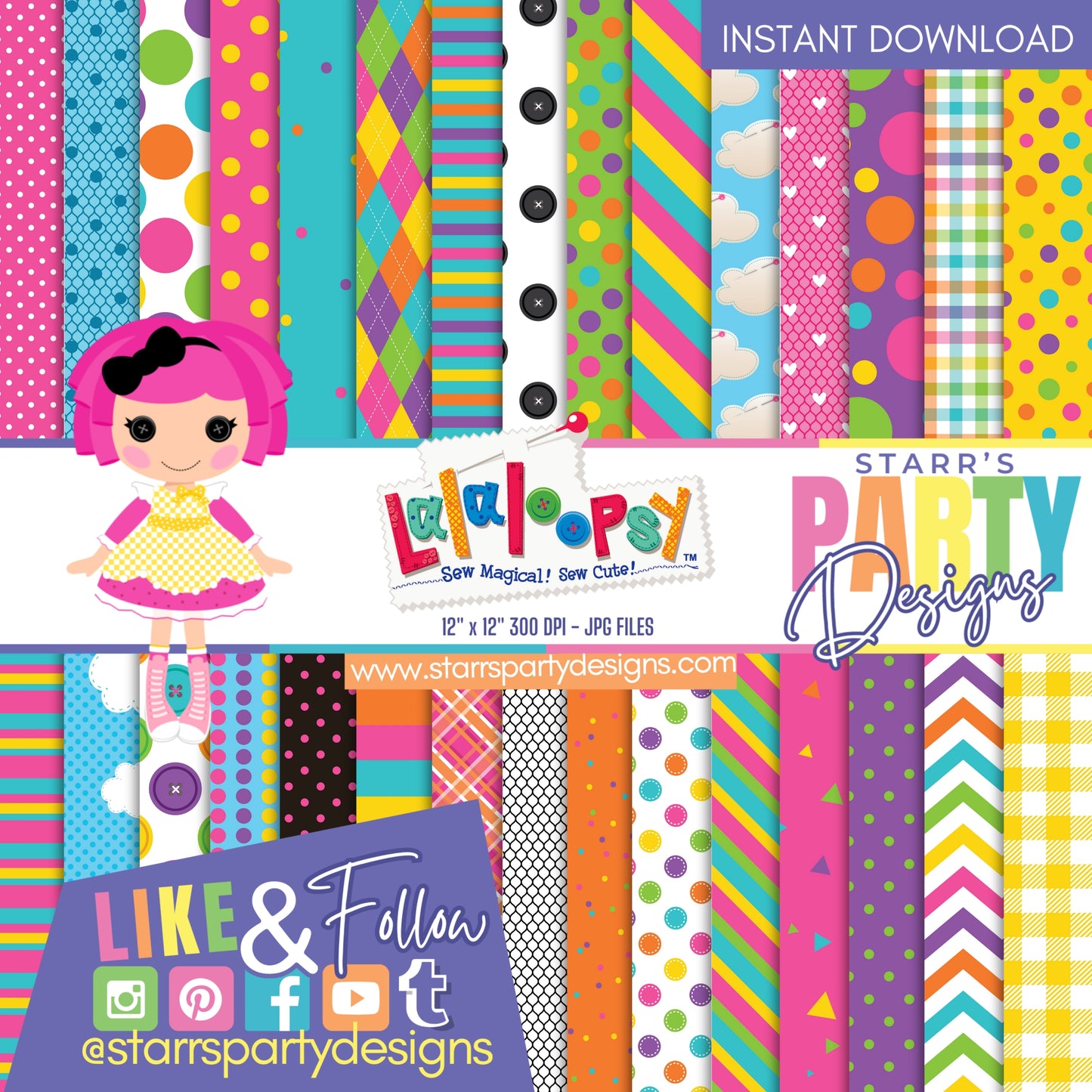 LALALOOPSY PAPER PACK 1