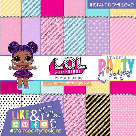 LOL DOLLS PAPER PACK 3