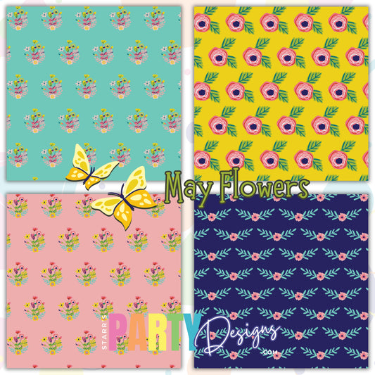 MAY FLOWERS PAPER PACK