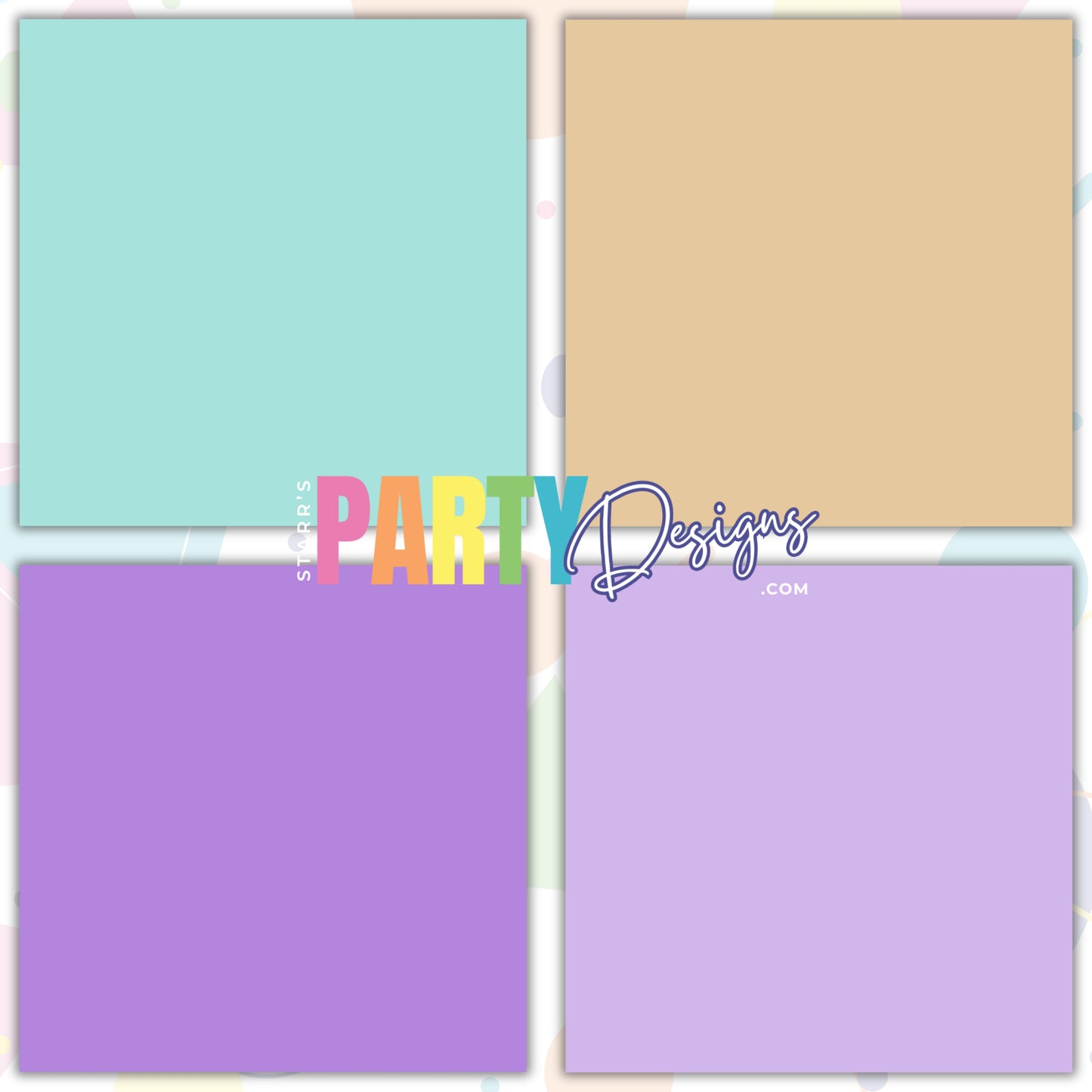 MERMAID TEDDY SOLIDS PAPER PACK