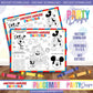 PLACEMAT ACTIVITY SHEET | MICKEY MOUSE FUNHOUSE A2