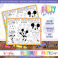 PLACEMAT ACTIVITY SHEET | LET'S PLAY WITH MICKEY A1