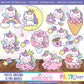 PASTEL UNICORN PNG IMAGES