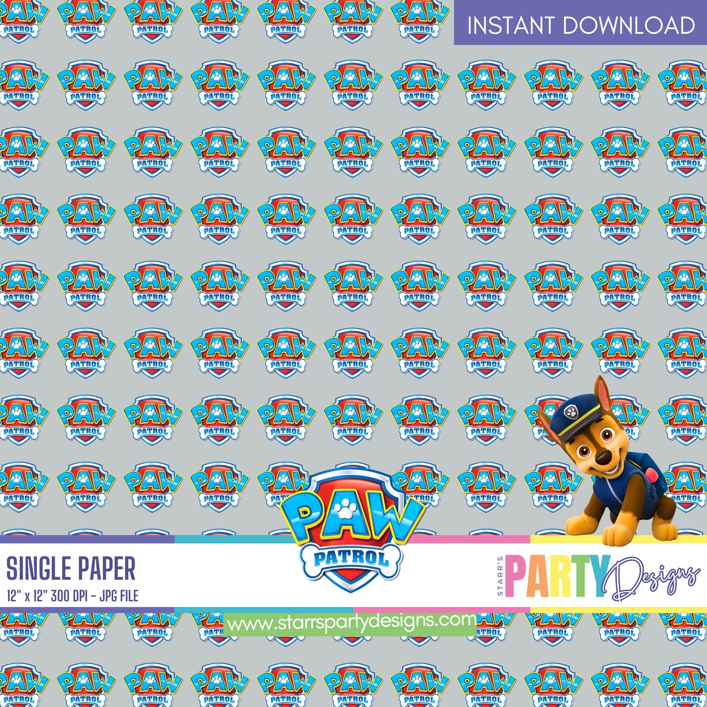 PAW PATROL DIGITAL PAPER 5