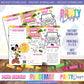 PLACEMAT ACTIVITY SHEET | PINK SAFARI MINNIE A1