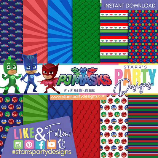 PJ MASKS PAPER PACK 1