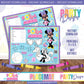 PLACEMAT ACTIVITY SHEET | POOL MINNIE FULL COLOR A1