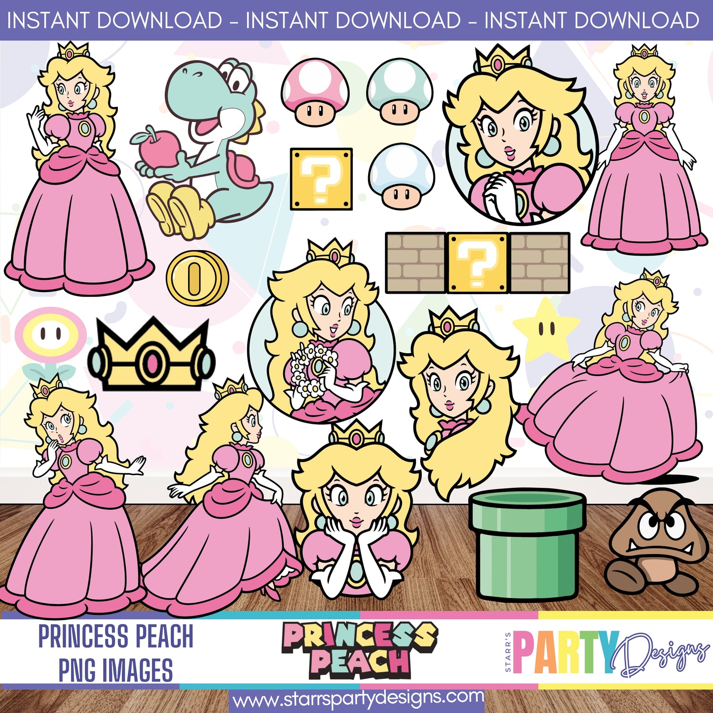 PRINCESS PEACH PNG IMAGES