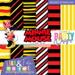 RED MINNIE MOUSE STRIPES PAPER PACK