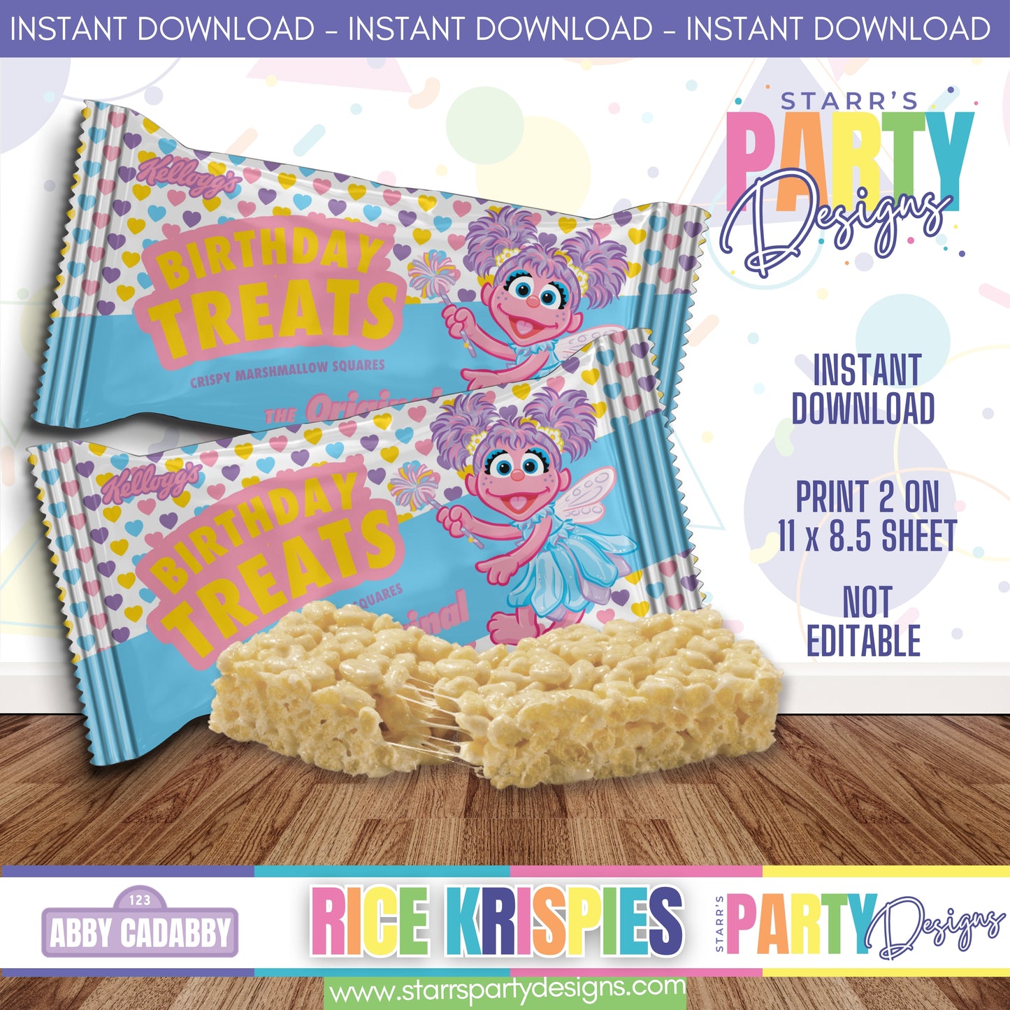 RICE KRISPIES DESIGN | ABBY CADABBY 2 A2