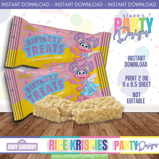 RICE KRISPIES DESIGN | ABBY CADABBY 2 A3