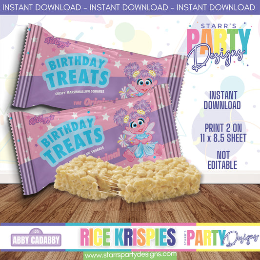 RICE KRISPIES DESIGN | ABBY CADABBY A4