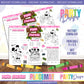 PLACEMAT ACTIVITY SHEET | PINK SAFARI MINNIE A3