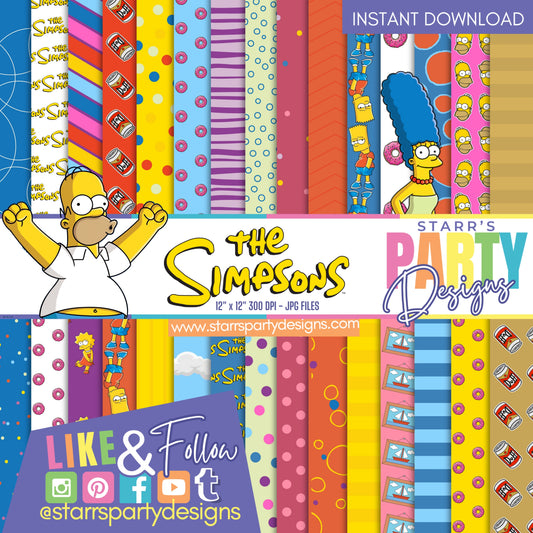 THE SIMPSONS PAPER PACK 1