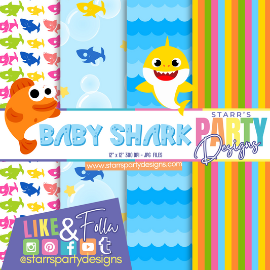 BABY SHARK PAPER PACK STYLE 5