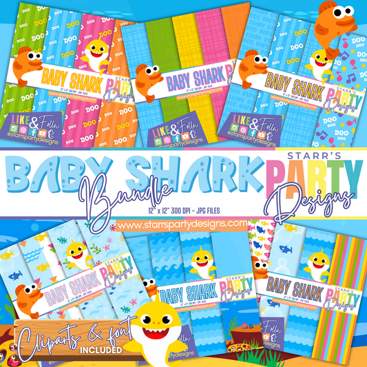 BABY SHARK PAPER PACK BUNDLE + KIT