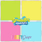 SPONGEBOB GIRL SOLIDS PAPER PACK