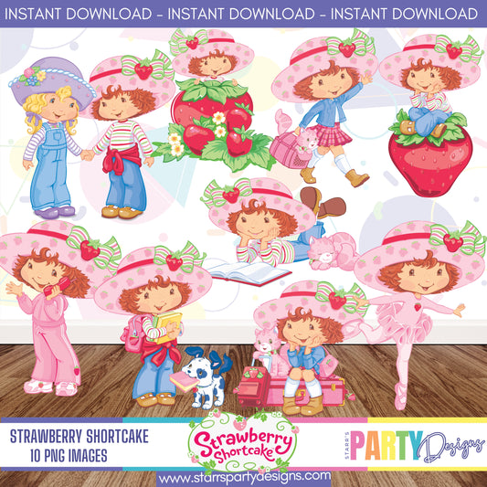 STRAWBERRY SHORTCAKE 2 PNG IMAGES