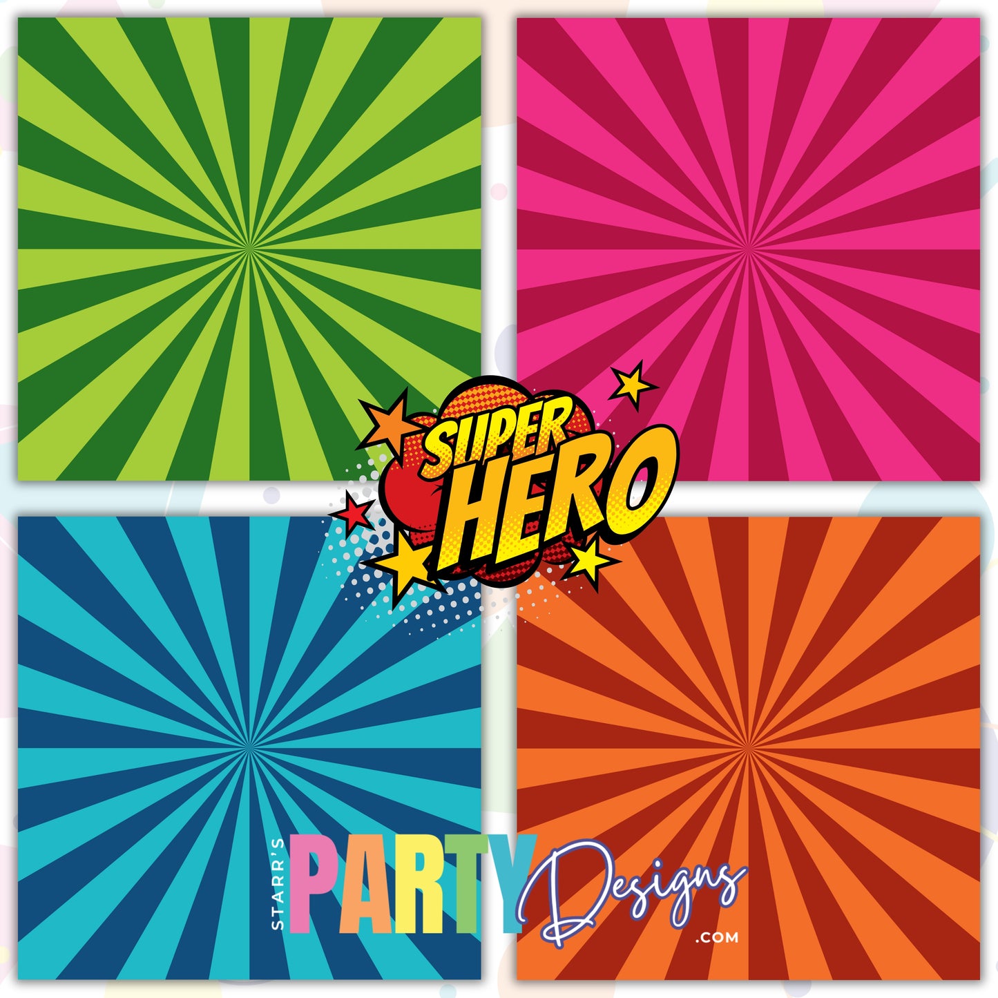 SUPER HERO PAPER PACK