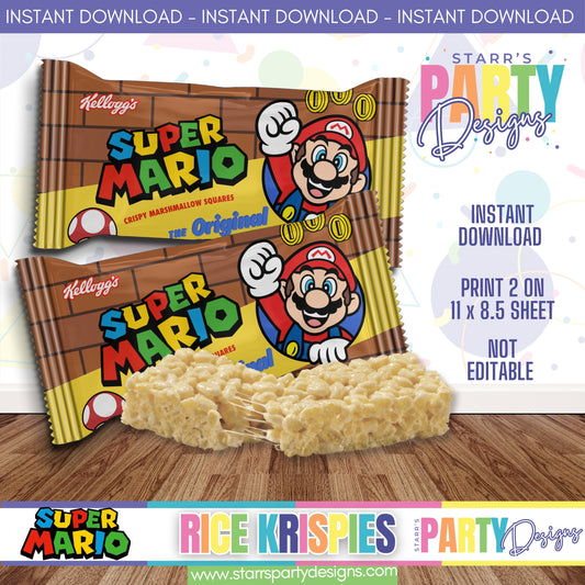 RICE KRISPIES DESIGN | SUPER MARIO BROS B1