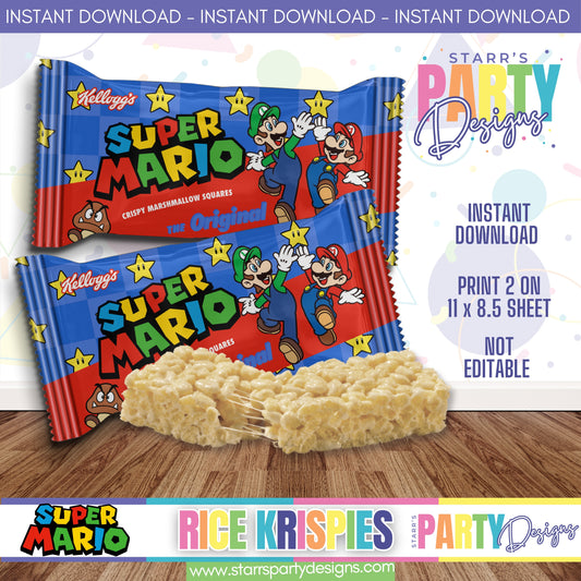 RICE KRISPIES DESIGN | SUPER MARIO BROS B2