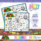 PLACEMAT ACTIVITY SHEET | SUPER MARIO BROS A3