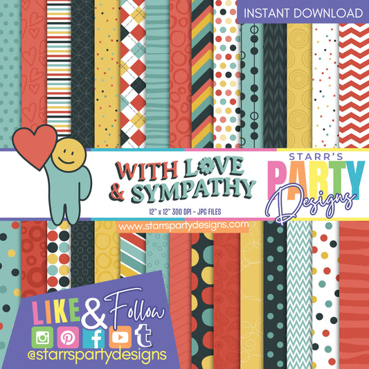 WITH LOVE & SYMPATHY PAPER PACK 1