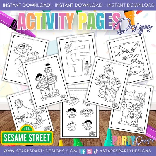 SESAME STREET ACTIVITY SHEETS 1