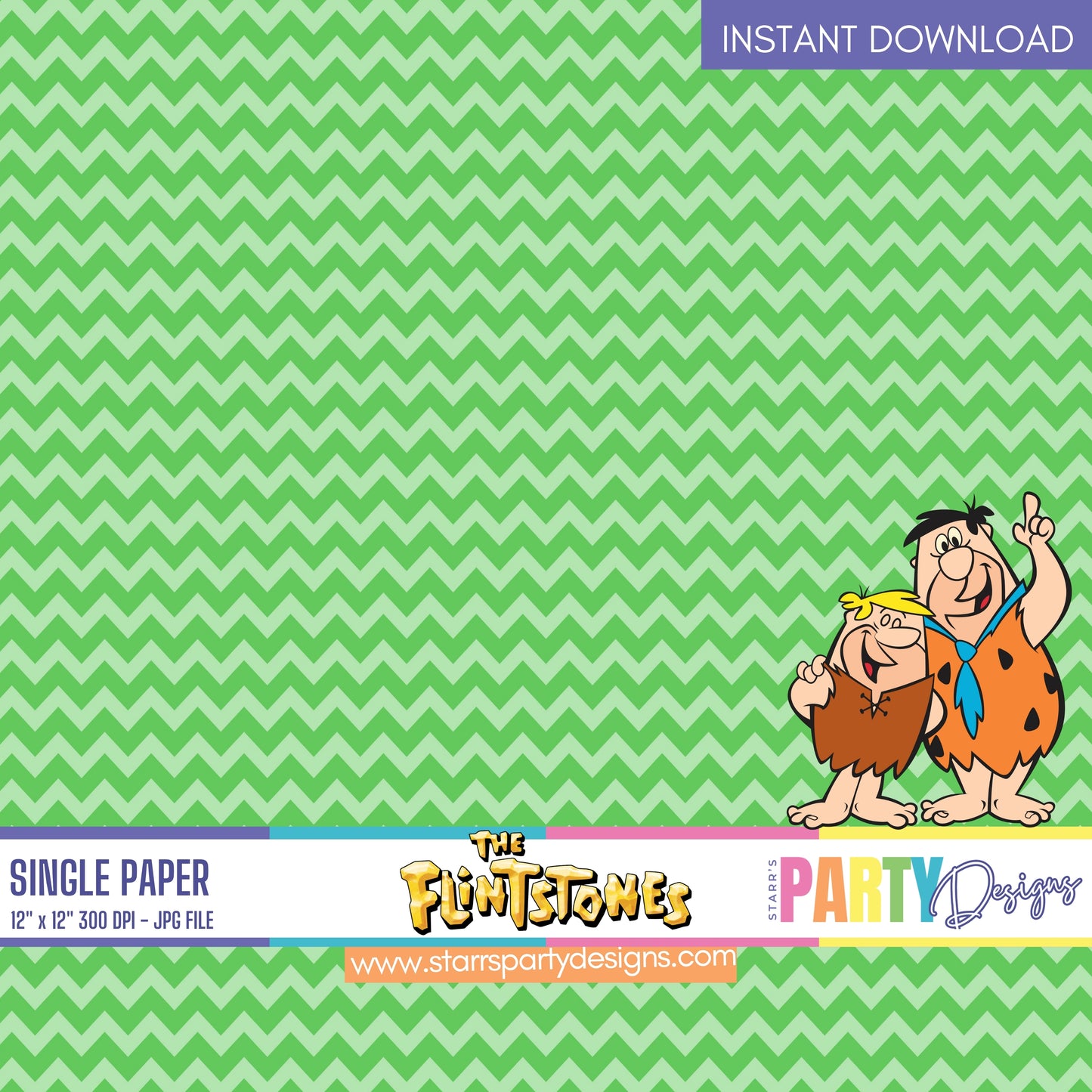 THE FLINTSTONES DIGITAL PAPER 2