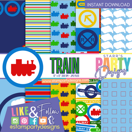 TANK TRAIN PAPER PACK