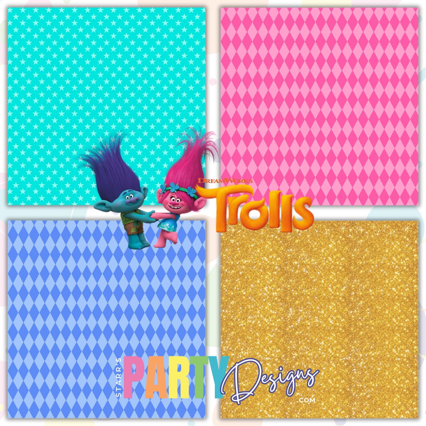 TROLLS PAPER PACK 1