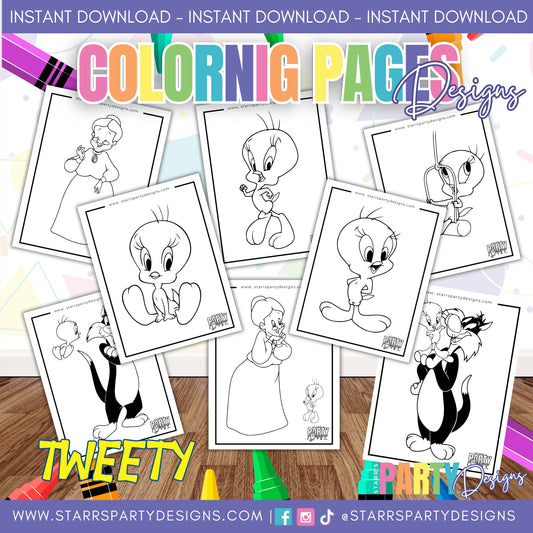 TWEETY COLORING PAGES 1