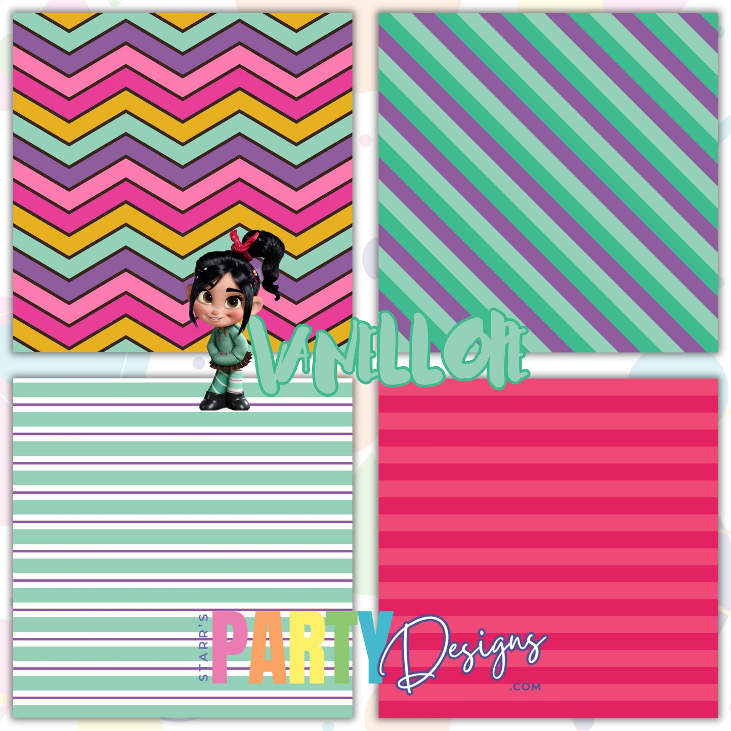 VANELLOPE STRIPES PAPER PACK