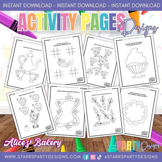 ALICE'S BAKERY ACTIVITY PAGES 1