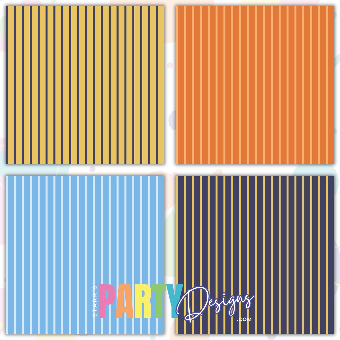 BLUEY STRIPES PAPER PACK