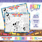 PLACEMAT ACTIVITY SHEET | MICKEY MOUSE FUNHOUSE A3