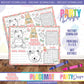 PLACEMAT ACTIVITY SHEET | GIRL TEDDY