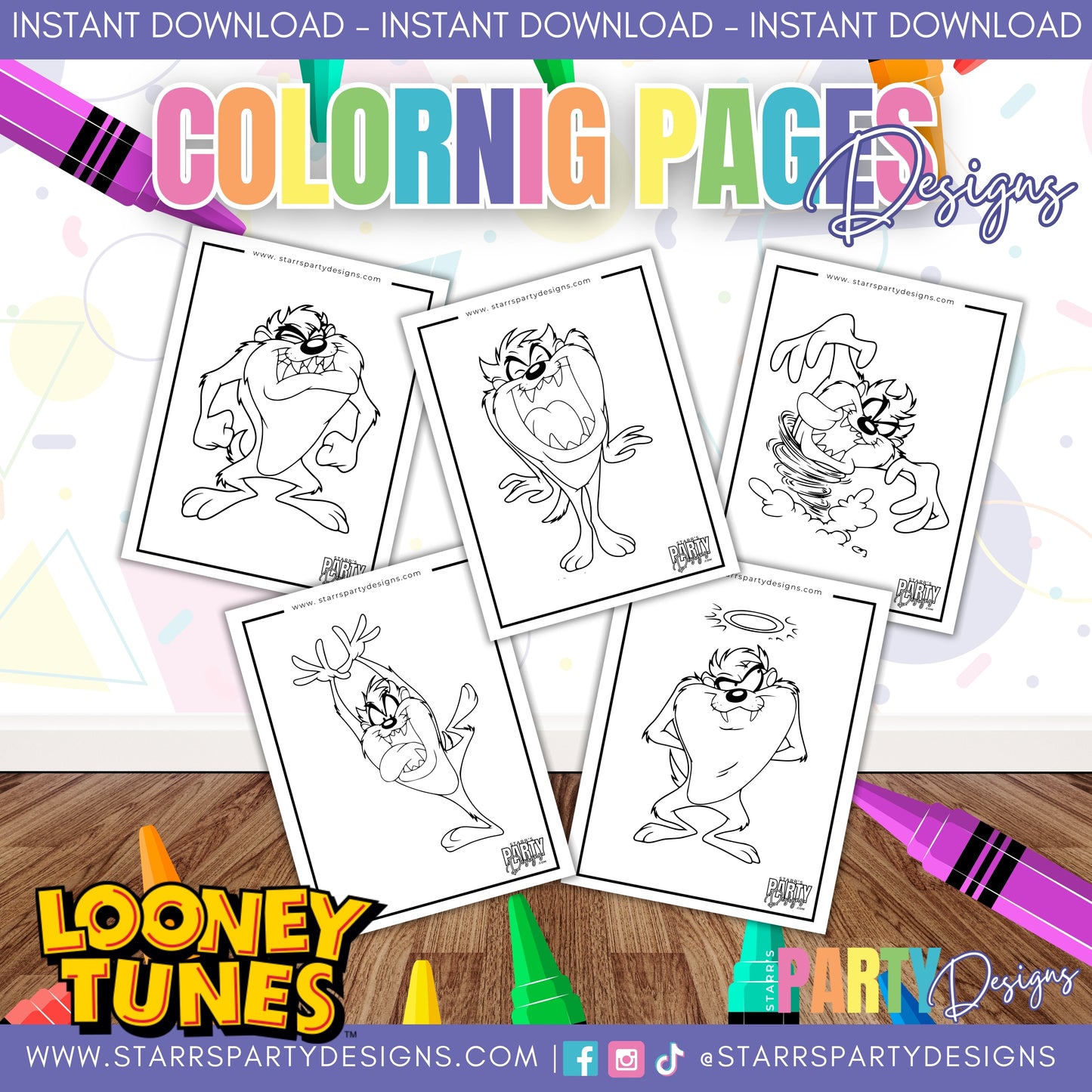 LOONEY TUNES COLORING PAGES 4