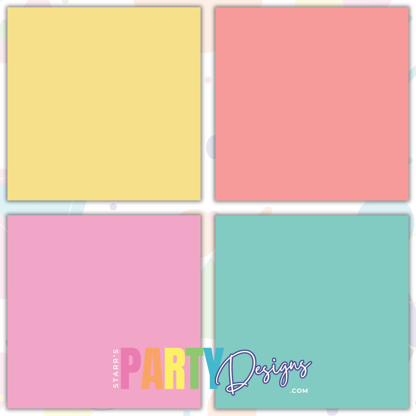 PASTEL RAINBOW SOLIDS PAPER PACK