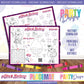 PLACEMAT ACTIVITY SHEET | ALICE'S BAKERY B3