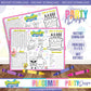 PLACEMAT ACTIVITY SHEET | SPONGEBOB GIRL A2